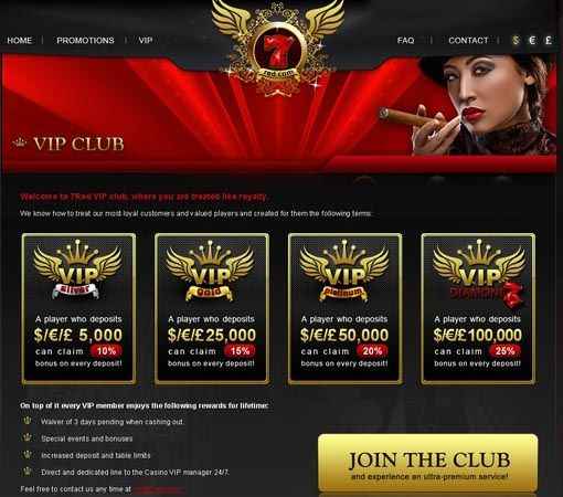 7red casino vip club