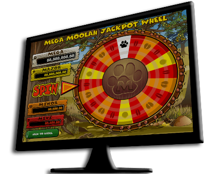 mega moolah jackpot wheel